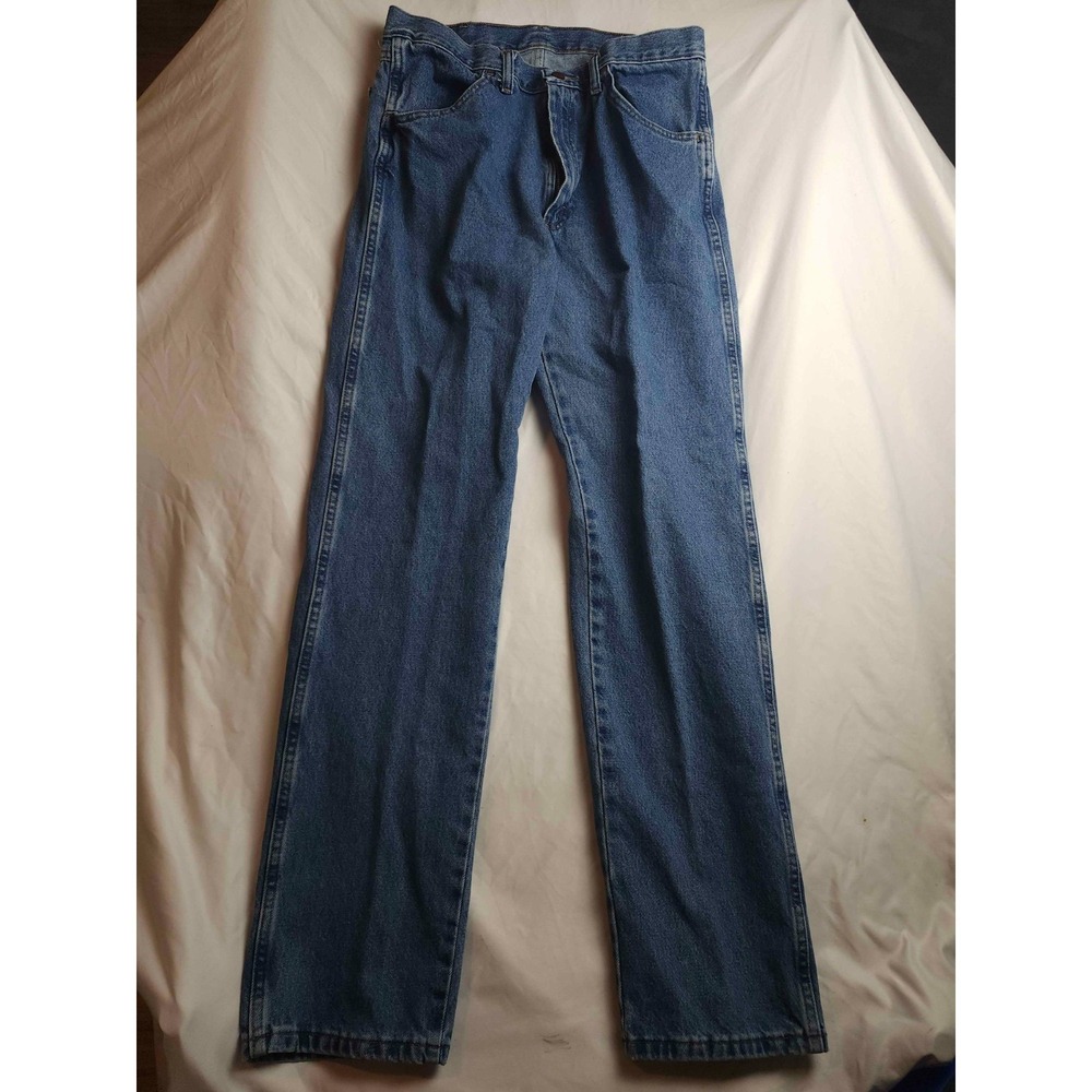 Wrangler Rustler Jeans Mens 34x34 Blue Denim Classic Americana Workwear Y2K